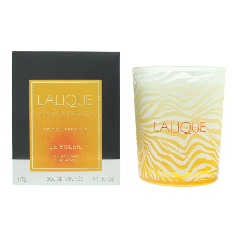 Lalique Unisex Le Soleil Chiang Mai Thailande 6.7 oz Scented Candle (Wholesale) - Luxurious Fragrance Available Online in Hong Kong & China