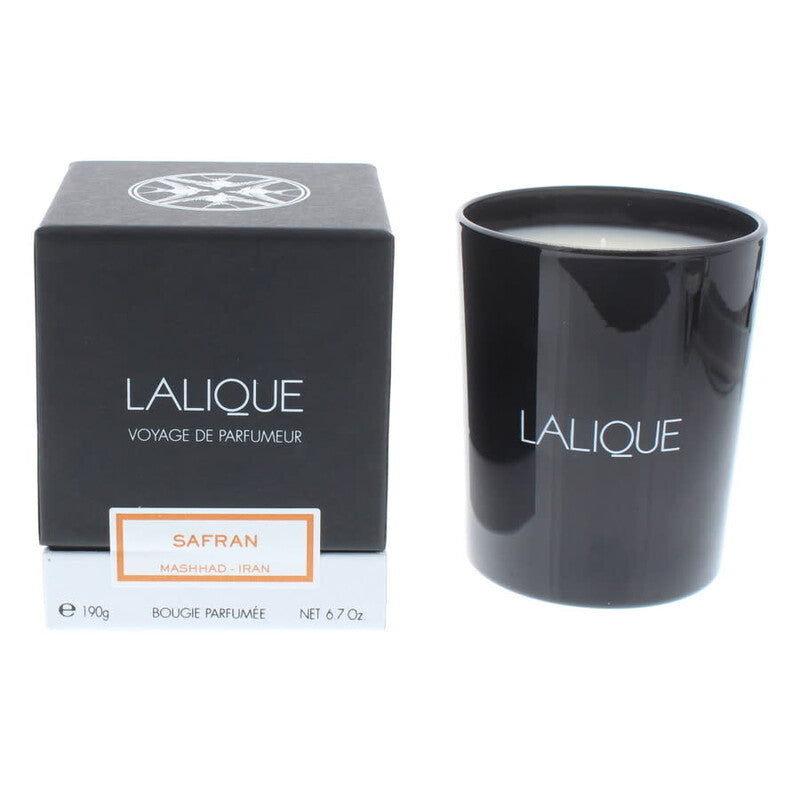 Lalique Unisex Safran Mashad Iran Scented Candle 6.7 oz Fragrances (Wholesale) - Luxurious Fragrance Available Online in Hong Kong & China