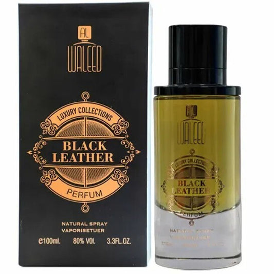 Lancivani Men's Black Leather EDP Spray 3.4 oz Fragrances (Wholesale) - Luxurious Fragrance Available Online in Hong Kong & China