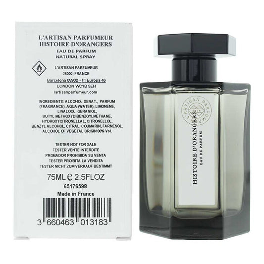 L'Artisan Parfumeur Unisex Histoire D'Orangers EDP Spray 3.38 oz (Tester) Fragrances - Luxurious Fragrance Available Online in Hong Kong & China
