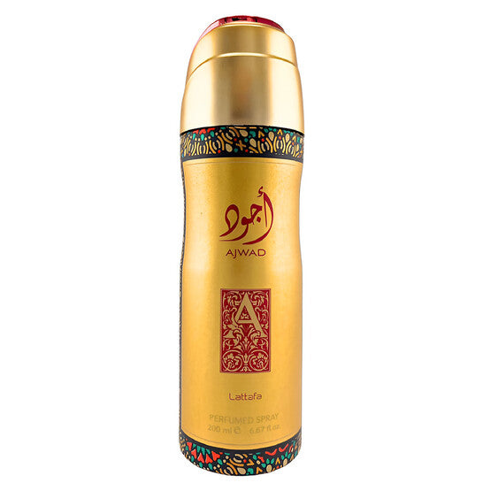 Lattafa Unisex Ajwad Deodorant Spray 6.7 oz Fragrances - Luxurious Fragrance Available Online in Hong Kong & China