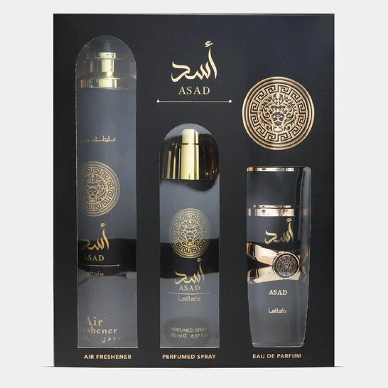 Lattafa Asad Gift Set Fragrances - Luxurious Fragrance Available Online in Hong Kong & China