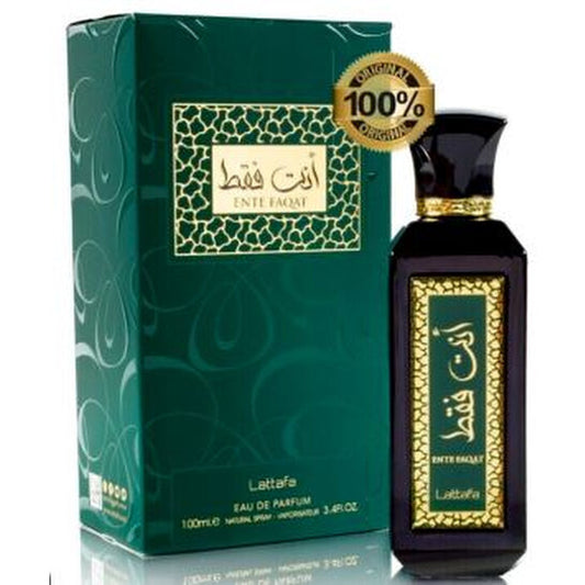 Lattafa Ente Faqat EDP Spray 3.4 oz - Luxurious Fragrance Available Online in Hong Kong & China