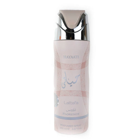 Lattafa Ladies Hayaati Florence Deodorant Spray 6.7 oz Fragrances - Luxurious Fragrance Available Online in Hong Kong & China