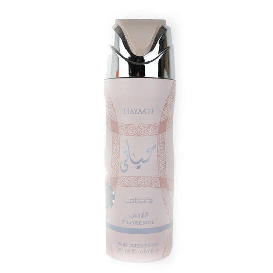 Lattafa Ladies Hayaati Florence Deodorant Spray 6.7 oz Fragrances (Wholesale) - Luxurious Fragrance Available Online in Hong Kong & China