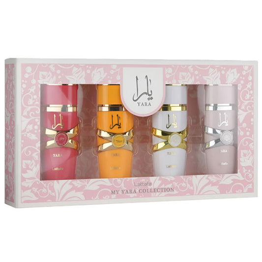 Lattafa Ladies Yara Collection 3.4 oz Gift Set 6290362345749 - Luxurious Fragrance Available Online in Hong Kong & China
