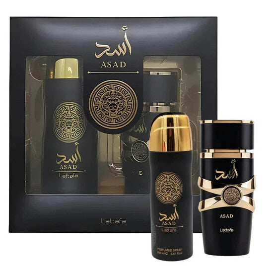 Lattafa Men's Asad 2 Pcs Gift Set Fragrances (Wholesale) - Luxurious Fragrance Available Online in Hong Kong & China