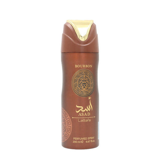 Lattafa Men's Asad Bourbon Deodorant Spray 6.7 oz Fragrances (Wholesale) - Luxurious Fragrance Available Online in Hong Kong & China