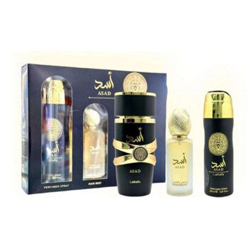 Lattafa Men's ASAD 3pcs EDP Gift Set Fragrances (Wholesale) - Luxurious Fragrance Available Online in Hong Kong & China