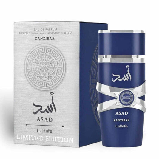 Lattafa Men's Asad Zanzibar EDP 3.4 oz Fragrances - Luxurious Fragrance Available Online in Hong Kong & China