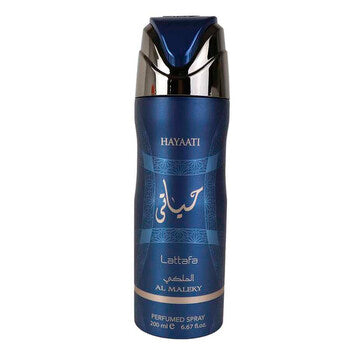 Lattafa Men's Hayaati Al Maleky Deodorant Body Spray Spray 6.7 oz - Luxurious Fragrance Available Online in Hong Kong & China