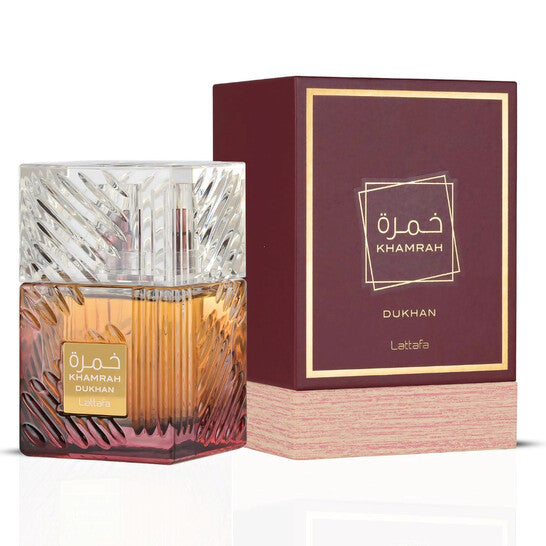 Lattafa Men's Khamrah Dukhan EDP Spray 3.4 oz - Luxurious Fragrance Available Online in Hong Kong & China