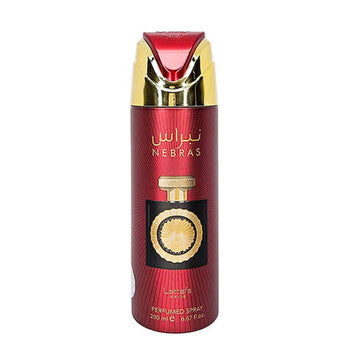 Lattafa Men's Nebras Body Spray 6.7 oz Fragrances - Luxurious Fragrance Available Online in Hong Kong & China