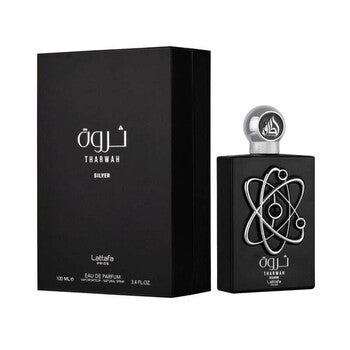 Lattafa Men's Tharwah Silver EDP 3.4 oz Pride Collection Fragrances (Wholesale) - Luxurious Fragrance Available Online in Hong Kong & China