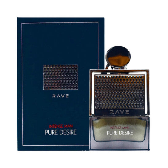 Lattafa Men's Rave Pure Desire Intense EDP Spray 3.4 oz Fragrances (Wholesale) - Luxurious Fragrance Available Online in Hong Kong & China