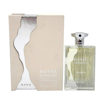 Lattafa Men's Rave Royal Supreme Conquer EDP Spray 3.4 oz Fragrances (Wholesale) - Luxurious Fragrance Available Online in Hong Kong & China