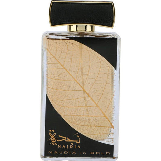 Lattafa Najdia in Gold EDP Spray 3.4 oz Fragrances (Wholesale) - Luxurious Fragrance Available Online in Hong Kong & China