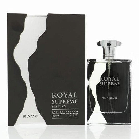 Lattafa Rave Royal Supreme The King EDP Spray 3.4 oz Fragrances (Wholesale) - Luxurious Fragrance Available Online in Hong Kong & China