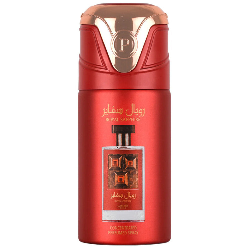 Lattafa Unisex Pride Royal Sapphire Deodorant Spray 9 oz Fragrances - Luxurious Fragrance Available Online in Hong Kong & China