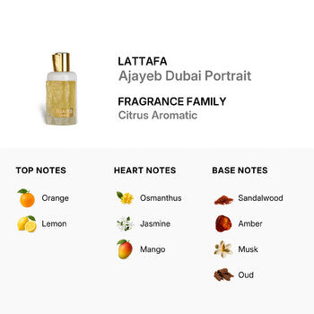 Lattafa Unisex Ajayeb Dubai Portrait EDP Spray 3.4 oz - Luxurious Fragrance Available Online in Hong Kong & China