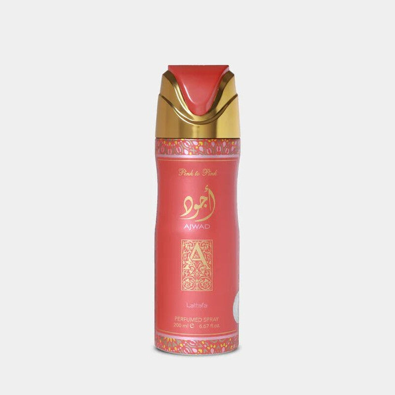 Lattafa Unisex Ajwad Pink To Pink Body Spray 6.7 oz Fragrances - Luxurious Fragrance Available Online in Hong Kong & China