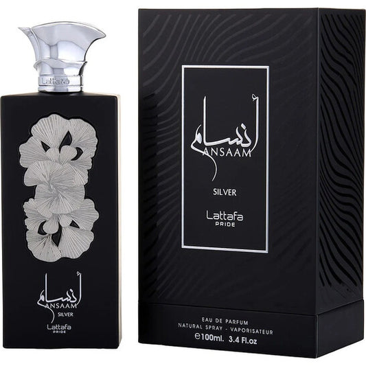 Lattafa Unisex Ansaam Silver EDP 3.4 oz - Luxurious Fragrance Available Online in Hong Kong & China