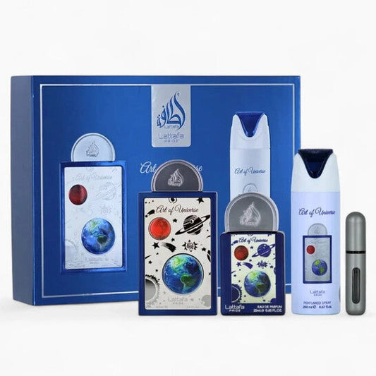 Lattafa Unisex Art Of Universe 4pcs EDP Gift Set Fragrances (Wholesale) - Luxurious Fragrance Available Online in Hong Kong & China