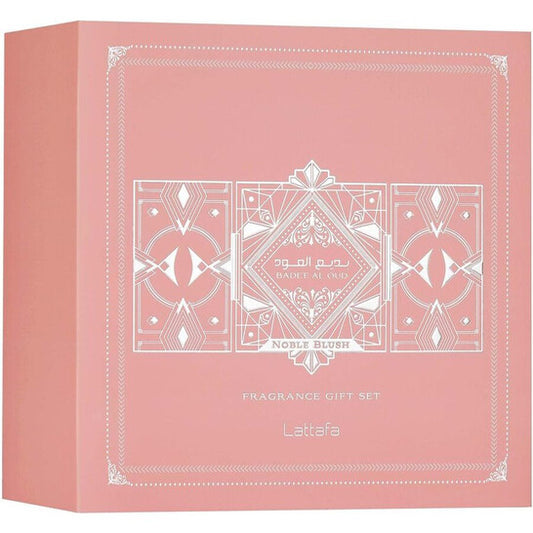 Lattafa Unisex Badee Al Oud 3pcs EDP Gift Set Fragrances - Luxurious Fragrance Available Online in Hong Kong & China