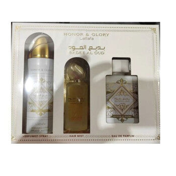 Lattafa Unisex Bade'e Al Oud Honor & Glory 3pcs EDP Gift Set Fragrances (Wholesale) - Luxurious Fragrance Available Online in Hong Kong & China