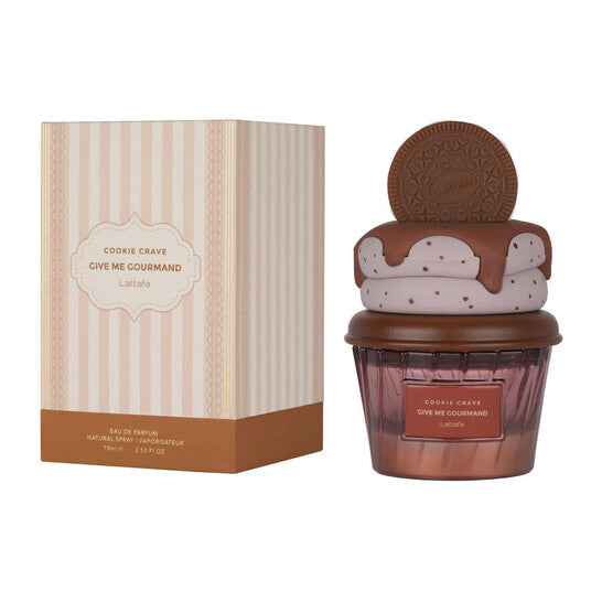 Lattafa Unisex Give Me Gourmand Cookie Crave EDP Spray 2.53 oz Fragrances (Wholesale) - Luxurious Fragrance Available Online in Hong Kong & China