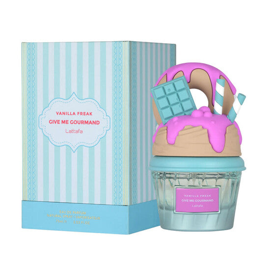 Lattafa Unisex Give Me Gourmand Vanilla Freak EDP Spray 2.53 oz Fragrances (Wholesale) - Luxurious Fragrance Available Online in Hong Kong & China