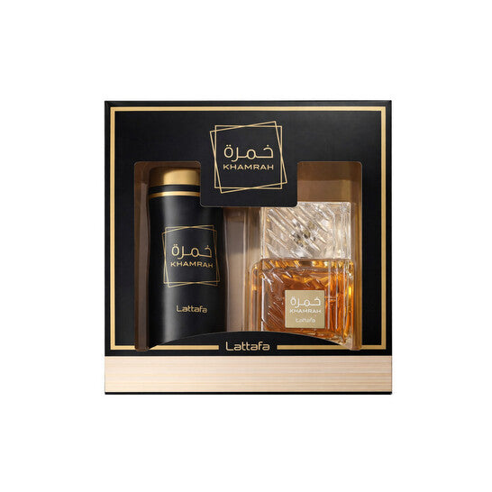 Lattafa Unisex Khamrah 2pcs EDP Gift Set Fragrances - Luxurious Fragrance Available Online in Hong Kong & China