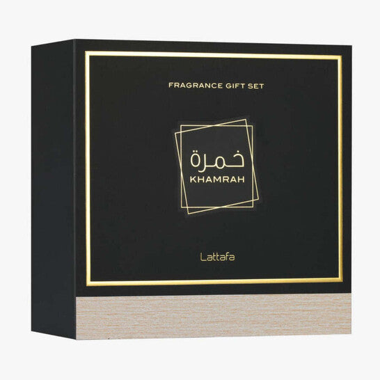 Lattafa Unisex Khamrah 3pcs EDP Gift Set Fragrances - Luxurious Fragrance Available Online in Hong Kong & China