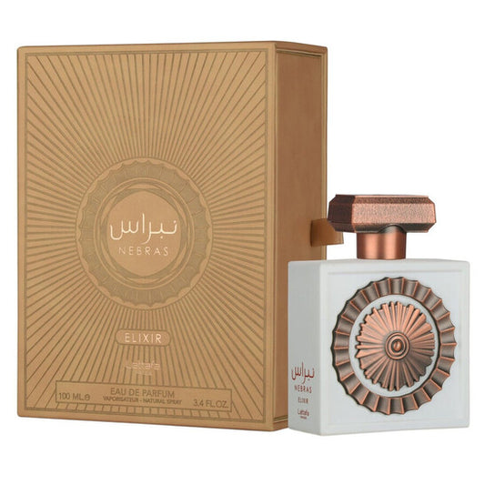 Lattafa Unisex Nebras Elixir EDP Spray 3.4 oz Fragrances - Luxurious Fragrance Available Online in Hong Kong & China