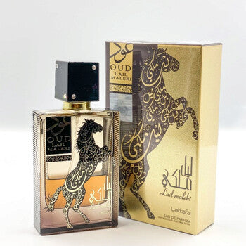 Lattafa Unisex Oud Lail Maleki EDP Spray 3.4 oz - Luxurious Fragrance Available Online in Hong Kong & China