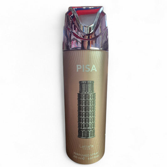 Lattafa Unisex Pride Pisa Deodorant Body Spray Spray 6.7 oz Fragrances - Luxurious Fragrance Available Online in Hong Kong & China
