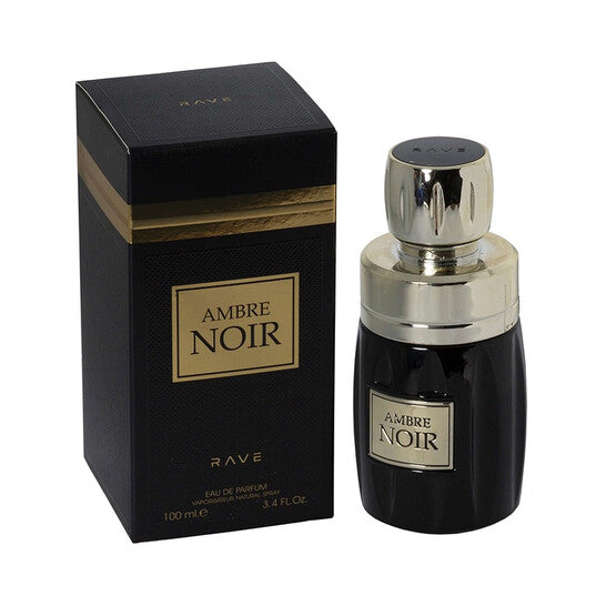 Lattafa Unisex Rave Ambre Noir EDP Spray 3.4 oz Fragrances - Luxurious Fragrance Available Online in Hong Kong & China