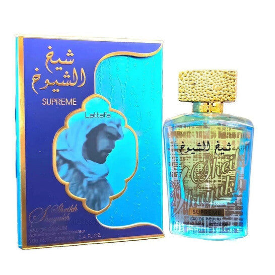 Lattafa Unisex Sheikh Shuyukh Supreme EDP Spray 3.4 oz - Luxurious Fragrance Available Online in Hong Kong & China