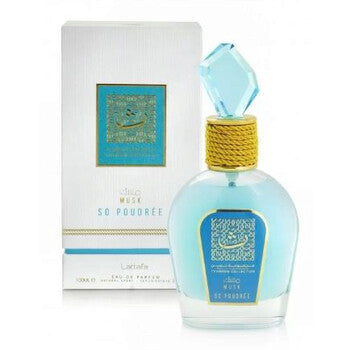 Lattafa Unisex Musk So Poudree EDP Spray 3.4 oz Fragrances (Wholesale) - Luxurious Fragrance Available Online in Hong Kong & China