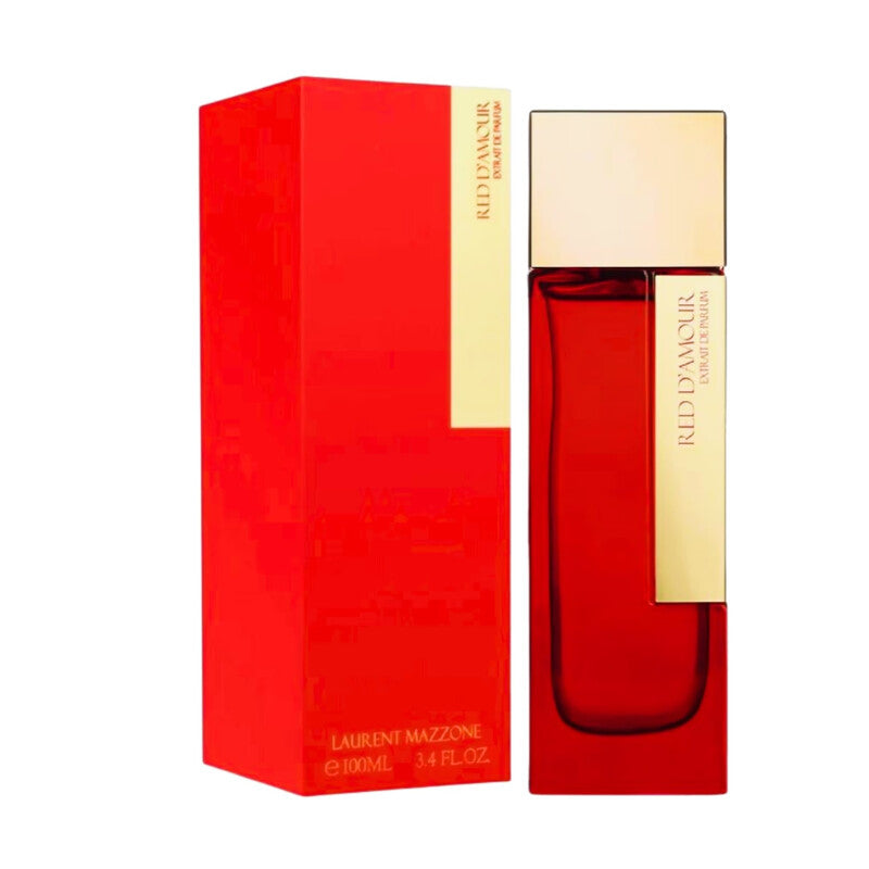 Laurent Mazzone Unisex Red D'Amour Extrait de Parfum Spray 3.4 oz Fragrances - Luxurious Fragrance Available Online in Hong Kong & China