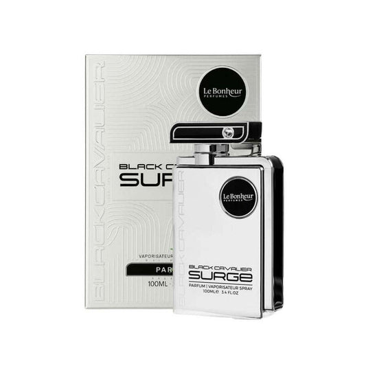 Le Bonheur Unisex Black Cavalier Surge EDP Spray 3.4 oz Fragrances - Luxurious Fragrance Available Online in Hong Kong & China