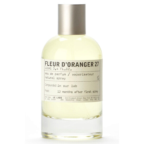 Le Labo Unisex Fleur D'Oranger 27 EDP Spray 3.4 oz Fragrances - Luxurious Fragrance Available Online in Hong Kong & China