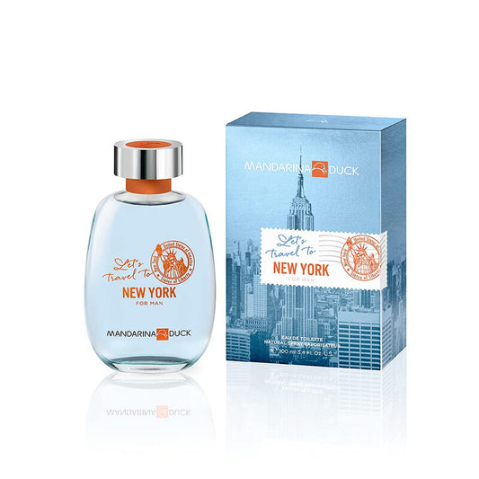 Mandarina Duck Lets Travel To New York / Mandarina Duck EDT Spray 3.4 oz (100 ml) (M) - Luxurious Fragrance Available Online in Hong Kong & China