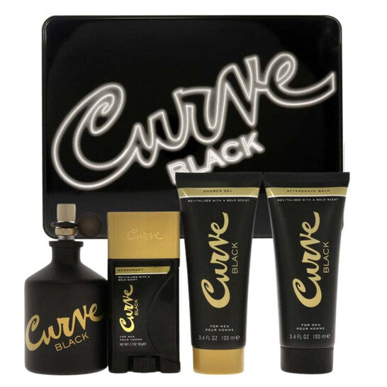 Liz Claiborne Men's Curve Black Gift Set Fragrances - Luxurious Fragrance Available Online in Hong Kong & China