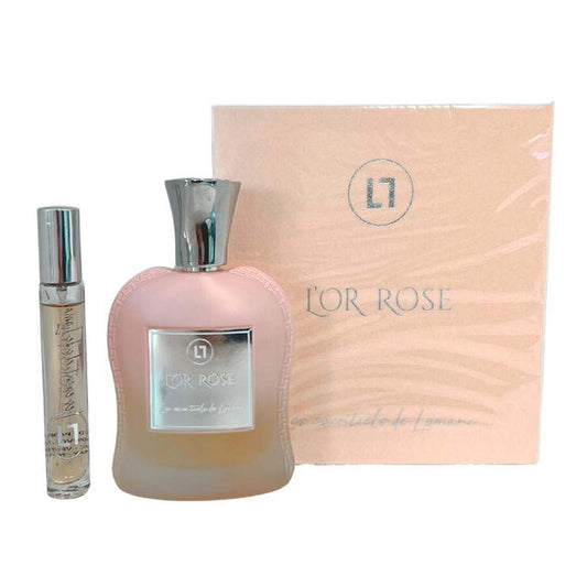 Lomani Ladies L'Or Rose Gift Set Fragrances - Luxurious Fragrance Available Online in Hong Kong & China