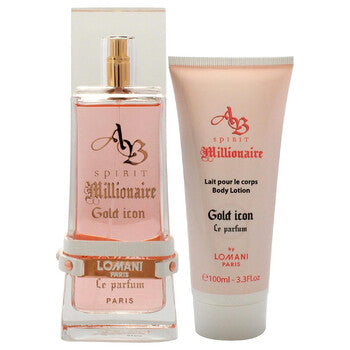 Lomani Ladies Spirit Millionaire Gold Icon Le Parfum Gift Set - Luxurious Fragrance Available Online in Hong Kong & China