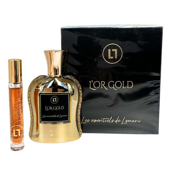 Lomani Unisex L'Or Gold Gift Set Fragrances - Luxurious Fragrance Available Online in Hong Kong & China