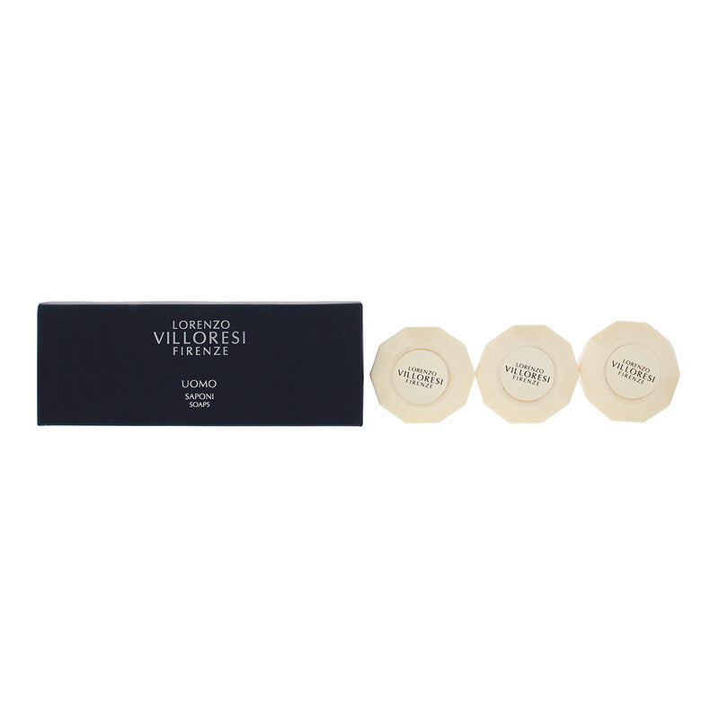 Lorenzo Villoresi Men's Uomo Soap Gift Set Fragrances (Wholesale) - Luxurious Fragrance Available Online in Hong Kong & China
