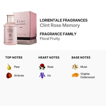 Lorientale Fragrances Ladies Clint Rose Memory EDP Spray 3.4 oz Fragrances (Wholesale) - Luxurious Fragrance Available Online in Hong Kong & China