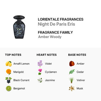 Lorientale Fragrances Unisex Night De Paris Eris Extrait de Parfum Spray 3.4 oz Fragrances (Wholesale) - Luxurious Fragrance Available Online in Hong Kong & China